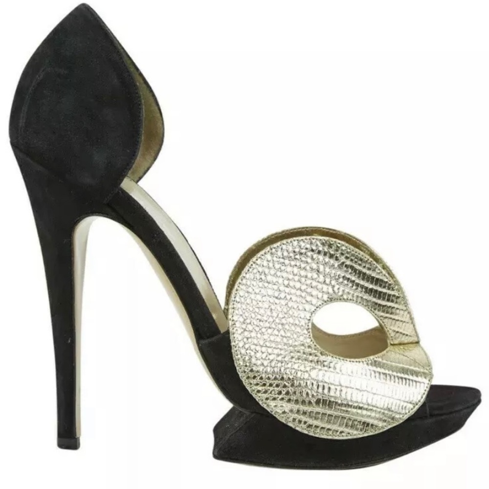 👋🏾SOLD👋🏾 auth NICHOLAS KIRKWOOD size 39 Masquarade PUMPS